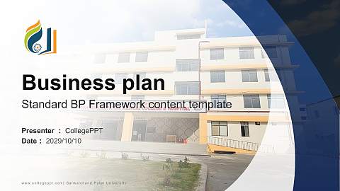 Sankalchand Patel University Competition/Entrepreneurship Contest PPT Template