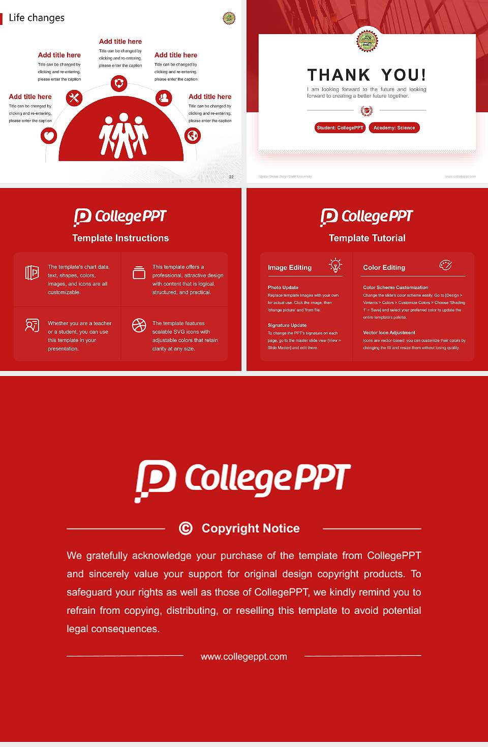 Sardar Beant Singh State University National Scholarship Defense PPT Template4:3 ratio PPT effect preview image4