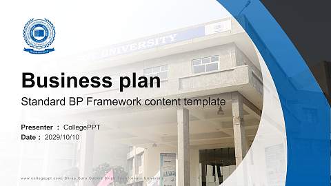 Shree Guru Gobind Singh Tricentenary University Competition/Entrepreneurship Contest PPT Template