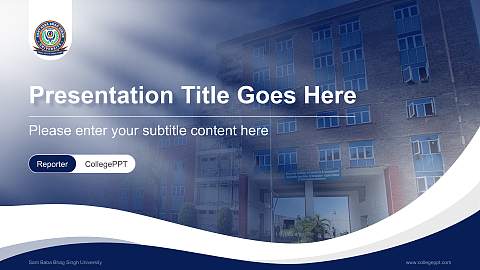 Sant Baba Bhag Singh University Lecture Sharing and Networking Event PPT Template