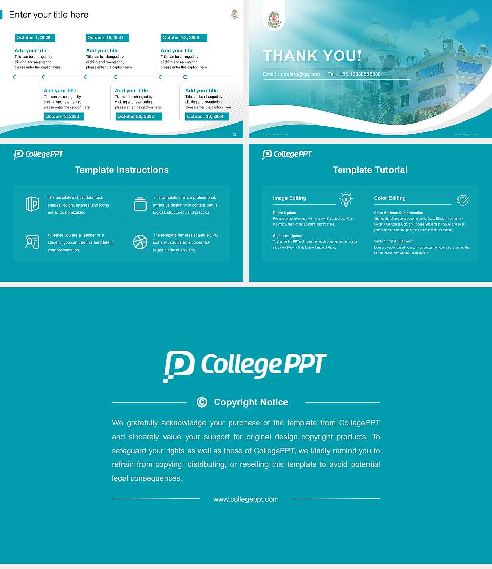 Sharnbasva University Lecture Sharing and Networking Event PPT Template16:9 ratio PPT effect preview image4
