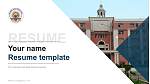Prof. Rajendra Singh (Rajju Bhaiya) University Resume Templat PPT