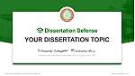 Professor Jayashankar Telangana State Agricultural University Graduation Thesis Defense PPT Template