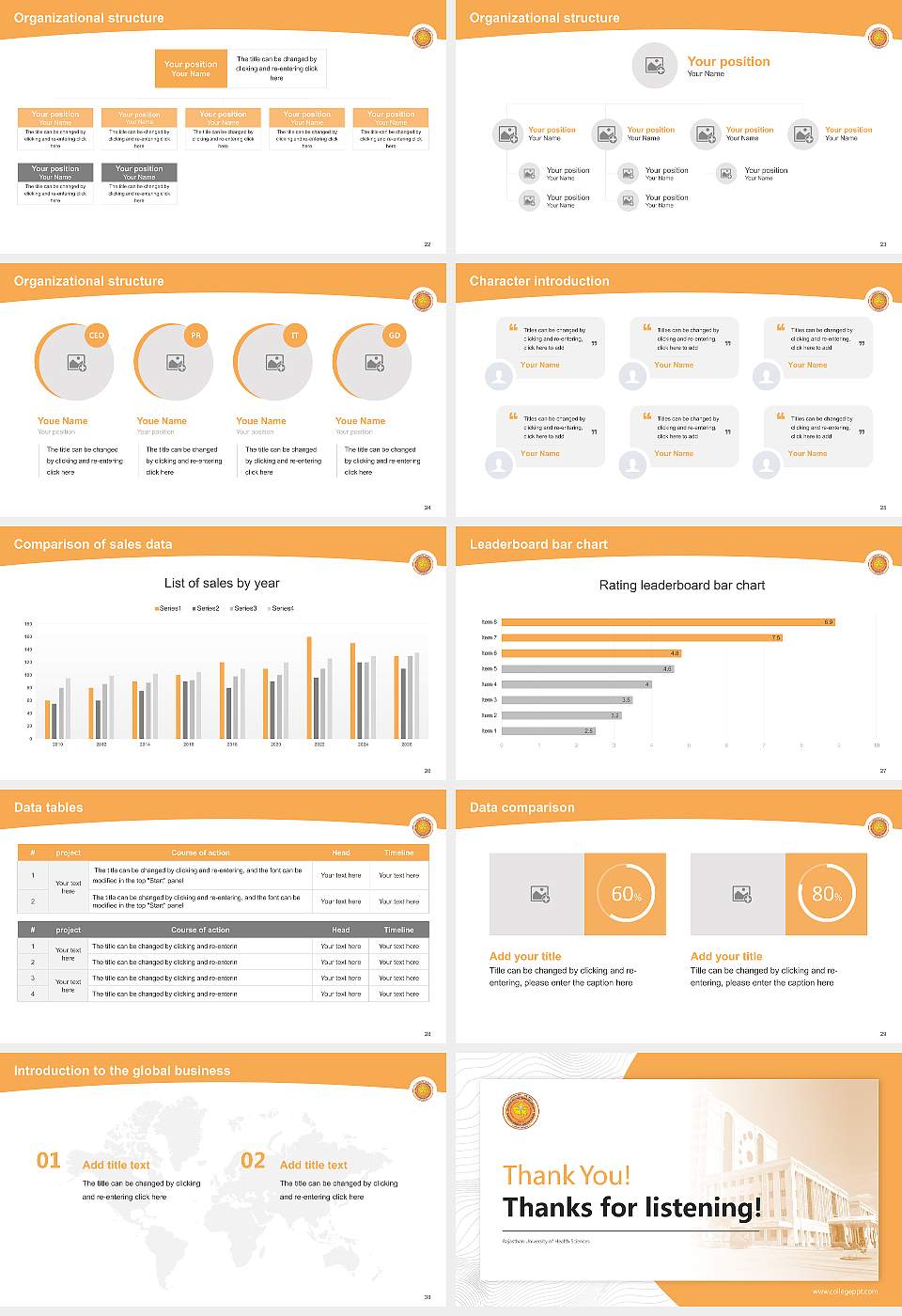 Rajasthan University of Health Sciences Academic Presentation/Research Findings Report PPT Template16:9 ratio PPT effect preview image4