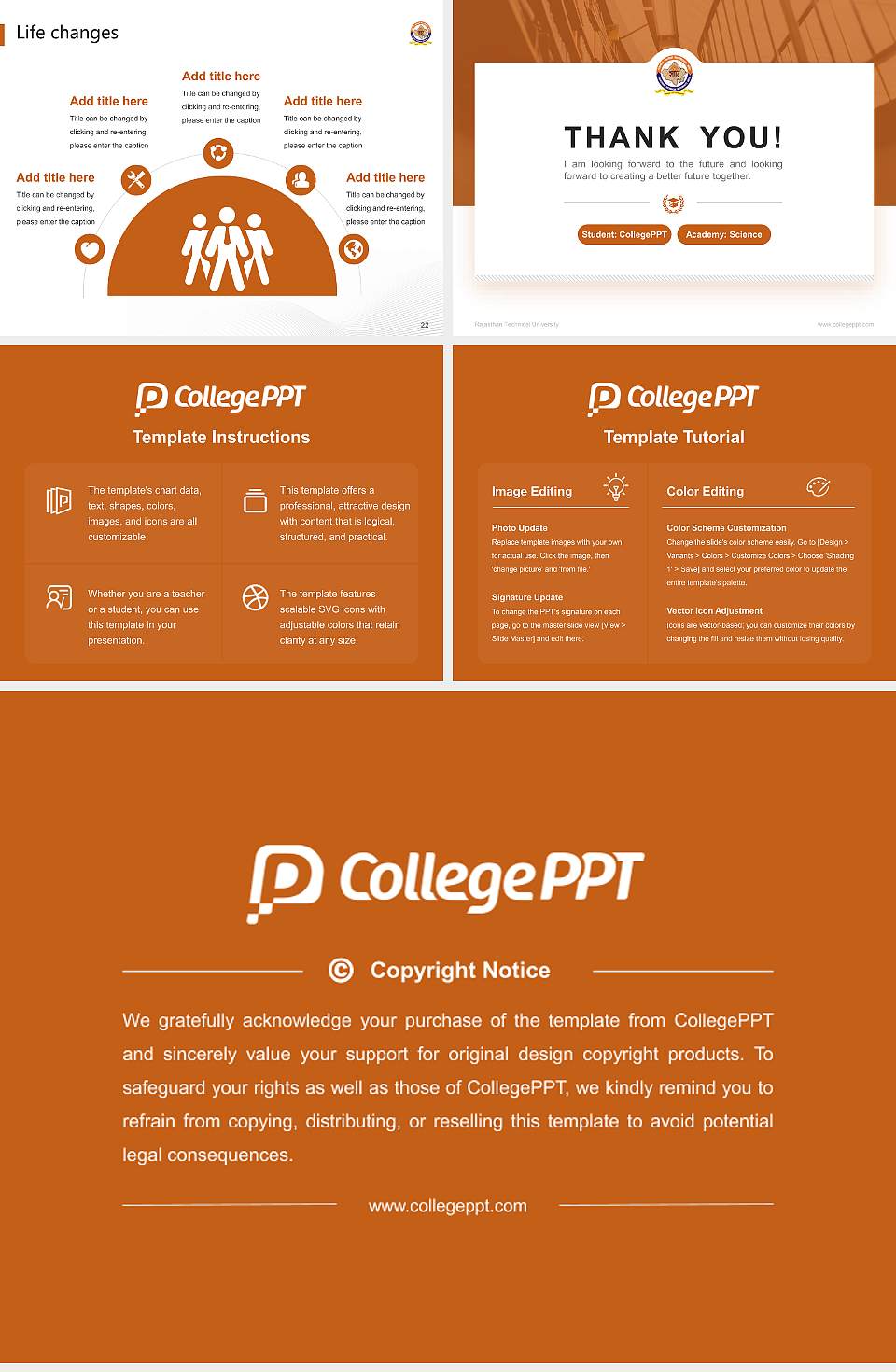 Rajasthan Technical University National Scholarship Defense PPT Template4:3 ratio PPT effect preview image4