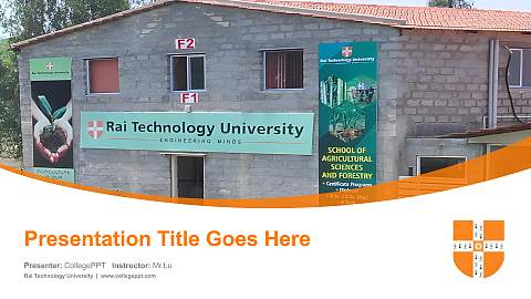 Rai Technology University Course/Courseware Creation PPT Template