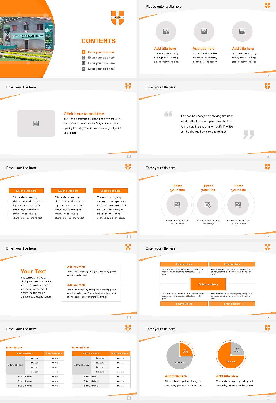 Rai Technology University Course/Courseware Creation PPT Template16:9 ratio PPT effect preview image2