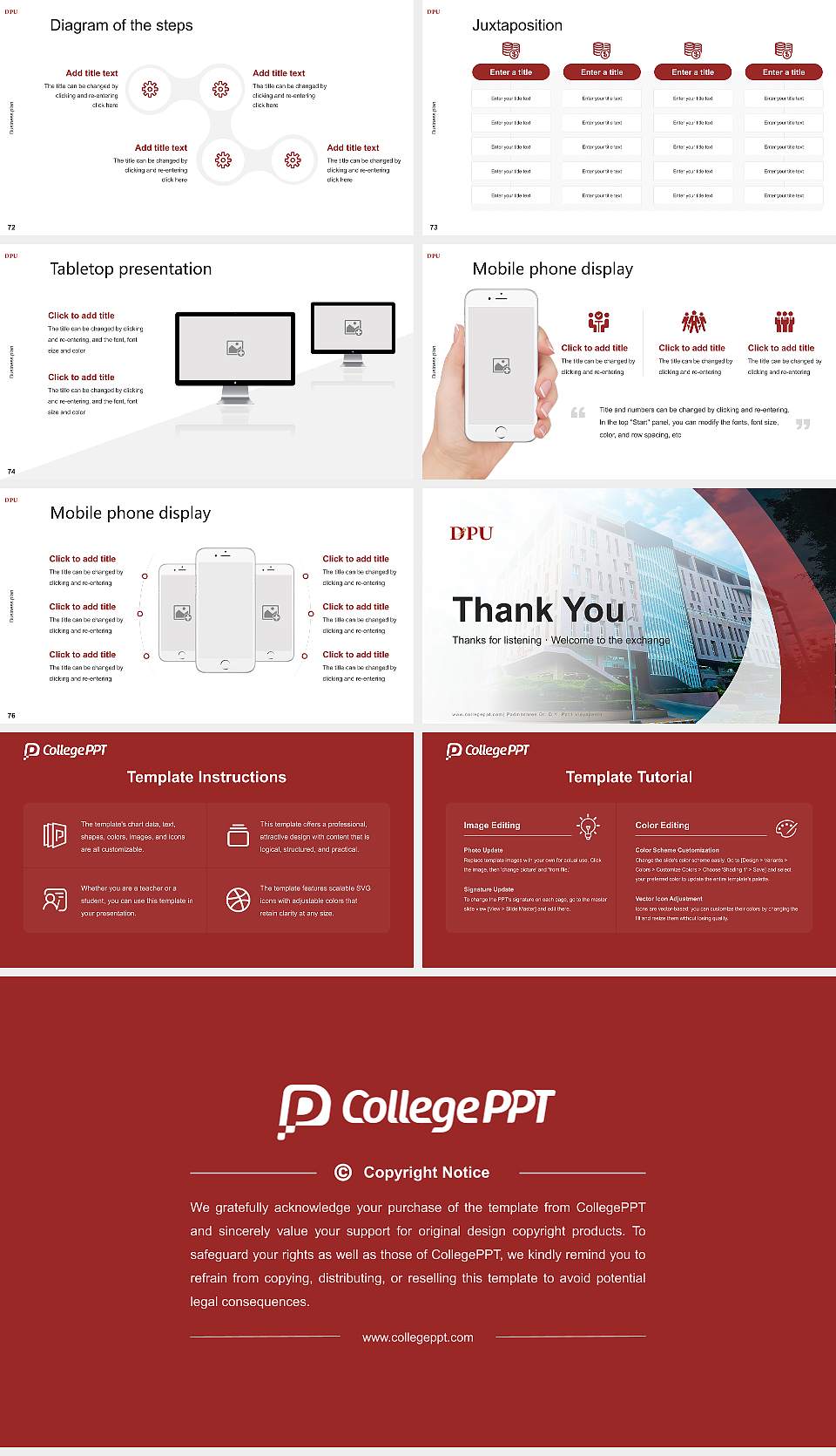 Padmashree Dr. D.Y. Patil Vidyapeeth Competition/Entrepreneurship Contest PPT Template16:9 ratio PPT effect preview image9