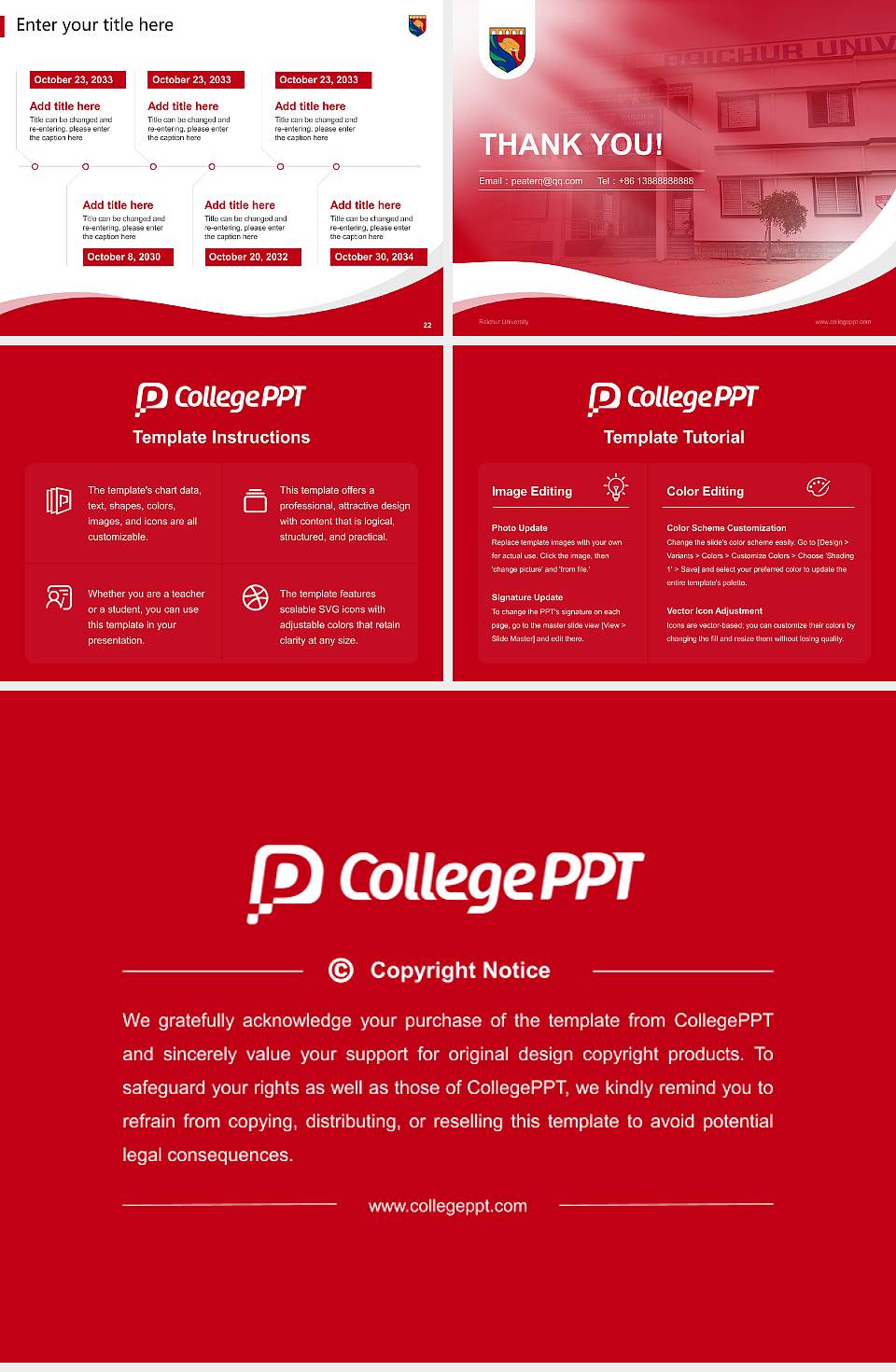 Raichur University Lecture Sharing and Networking Event PPT Template4:3 ratio PPT effect preview image4