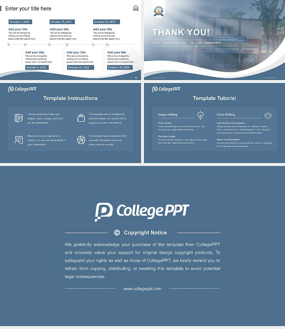 Rajendra University Lecture Sharing and Networking Event PPT Template16:9 ratio PPT effect preview image4