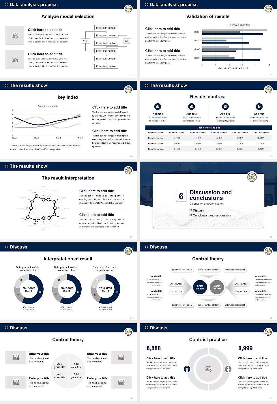 Purnea University Graduation Thesis Defense PPT Template16:9 ratio PPT effect preview image5