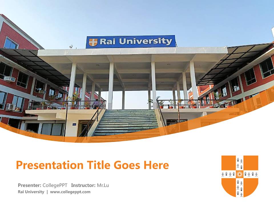 Rai University Course/Courseware Creation PPT Template4:3 ratio PPT effect preview image5
