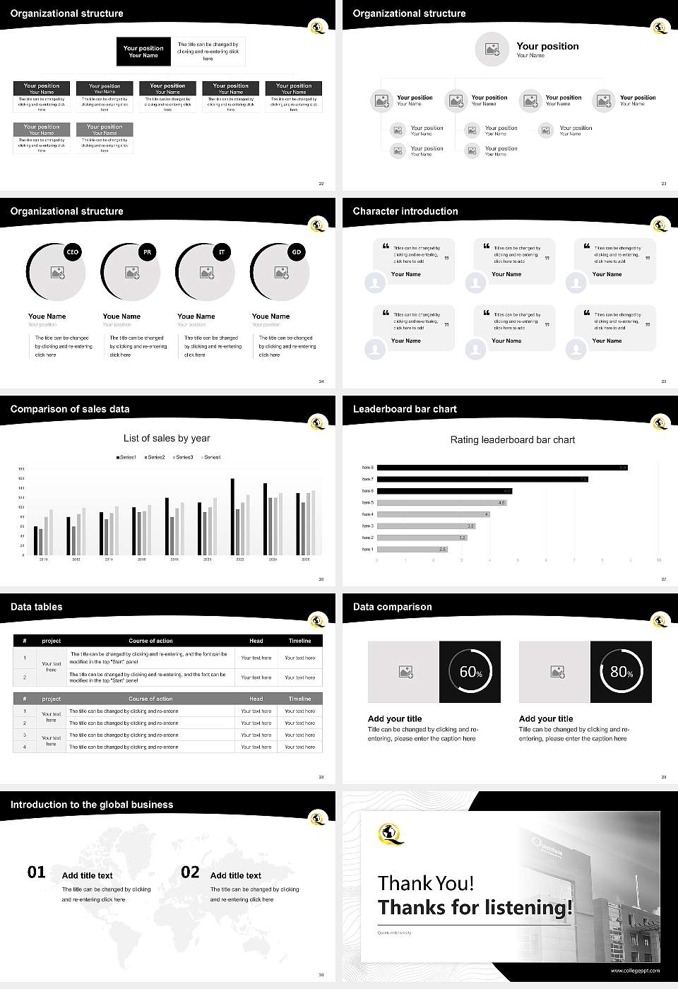 Quantum University Academic Presentation/Research Findings Report PPT Template16:9 ratio PPT effect preview image4