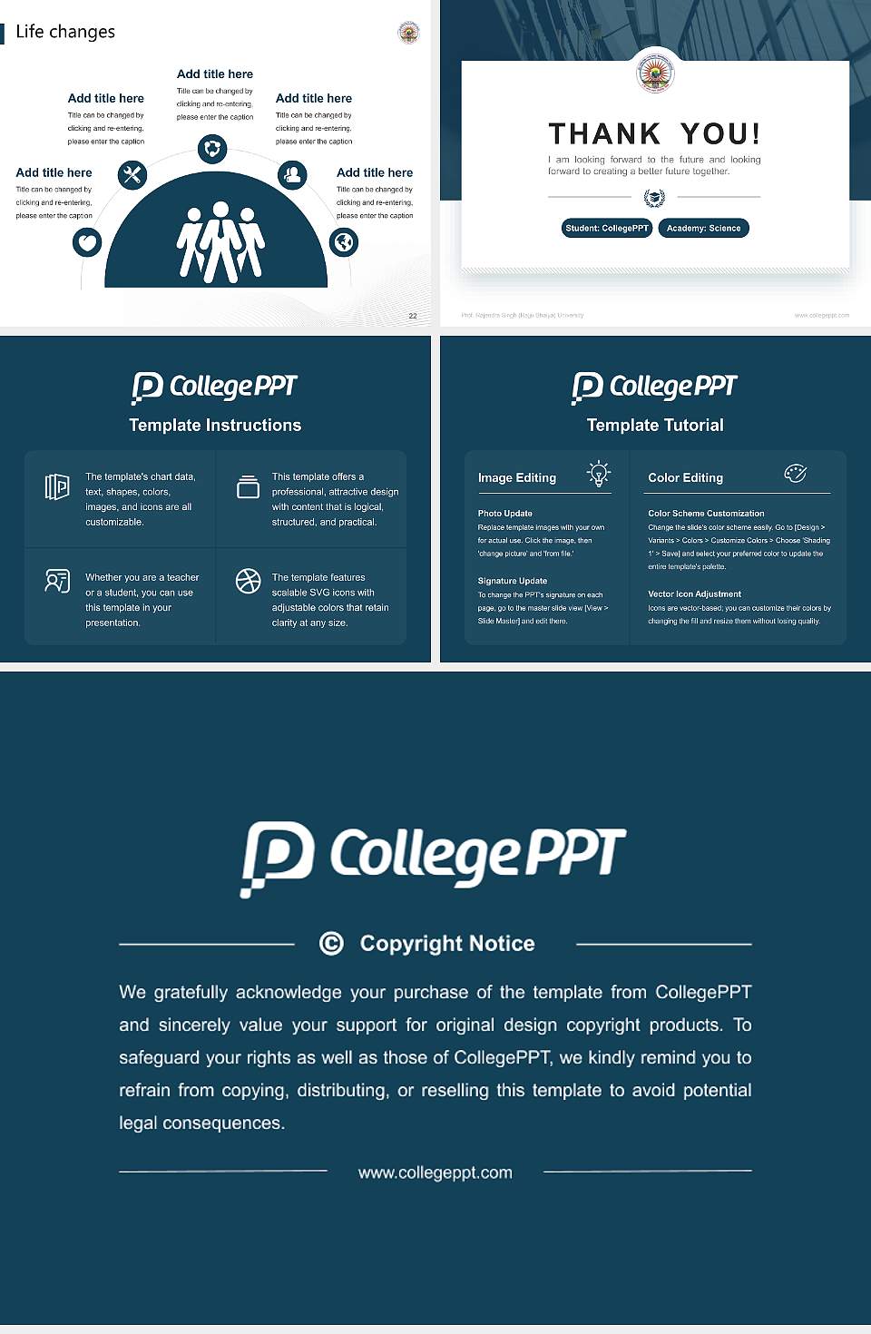 Prof. Rajendra Singh (Rajju Bhaiya) University National Scholarship Defense PPT Template4:3 ratio PPT effect preview image4