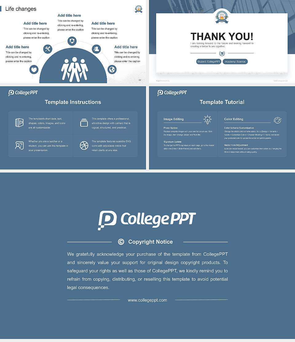 Rajendra University National Scholarship Defense PPT Template16:9 ratio PPT effect preview image4