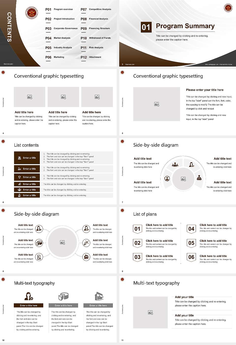 Raja Mahendra Pratap Singh State University Competition/Entrepreneurship Contest PPT Template16:9 ratio PPT effect preview image2