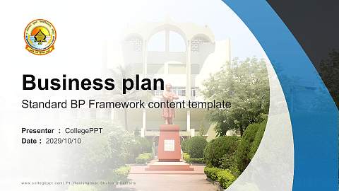 Pt. Ravishankar Shukla University Competition/Entrepreneurship Contest PPT Template
