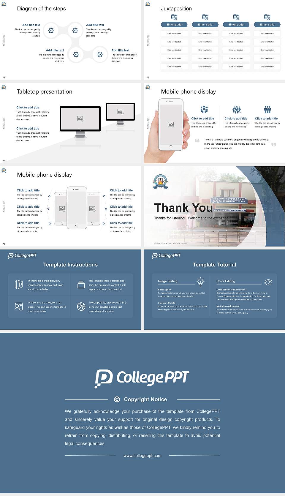 Rajendra University Competition/Entrepreneurship Contest PPT Template16:9 ratio PPT effect preview image9