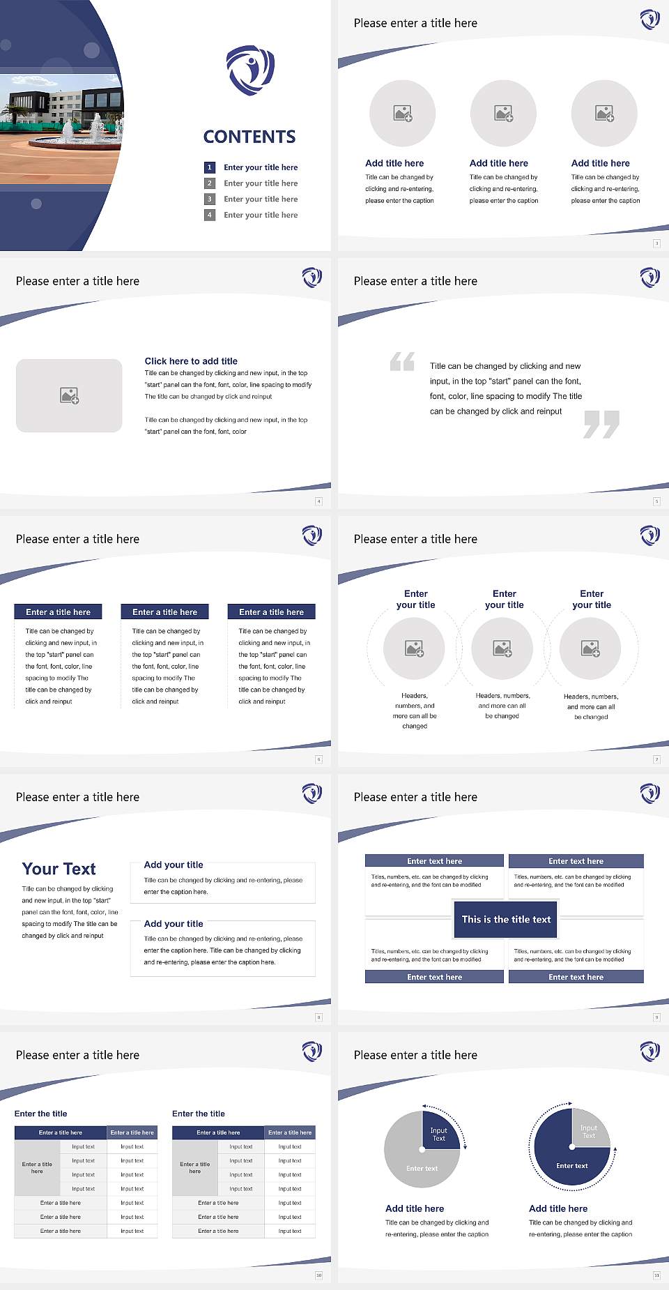 R.N.B. Global University Course/Courseware Creation PPT Template4:3 ratio PPT effect preview image2