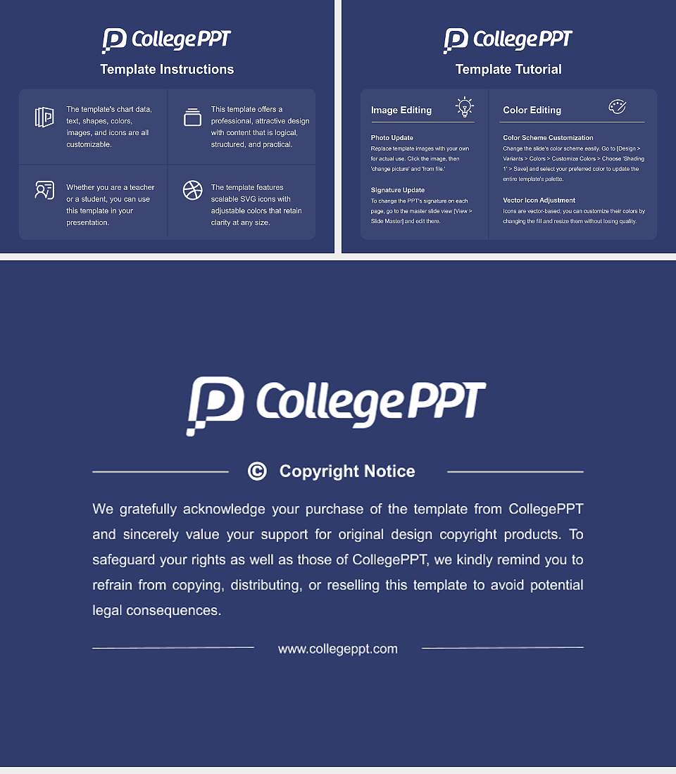 R.N.B. Global University Course/Courseware Creation PPT Template4:3 ratio PPT effect preview image5