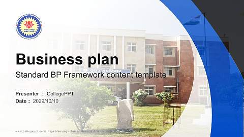 Raja Mansingh Tomar Music & Arts University Competition/Entrepreneurship Contest PPT Template