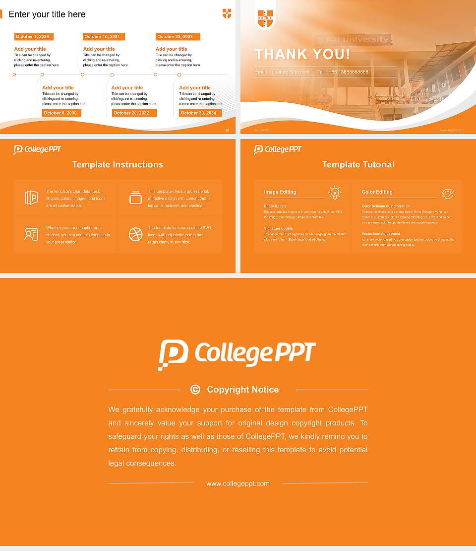 Rai University Lecture Sharing and Networking Event PPT Template16:9 ratio PPT effect preview image4