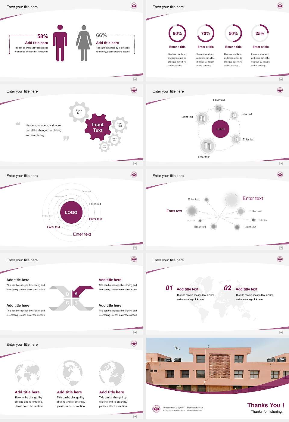 Rajasthan ILD Skills University Course/Courseware Creation PPT Template16:9 ratio PPT effect preview image4