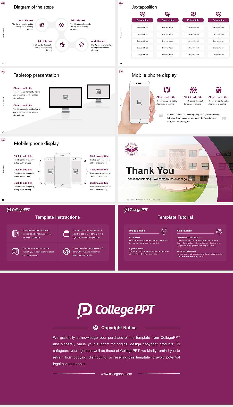 Rajasthan ILD Skills University Competition/Entrepreneurship Contest PPT Template16:9 ratio PPT effect preview image9