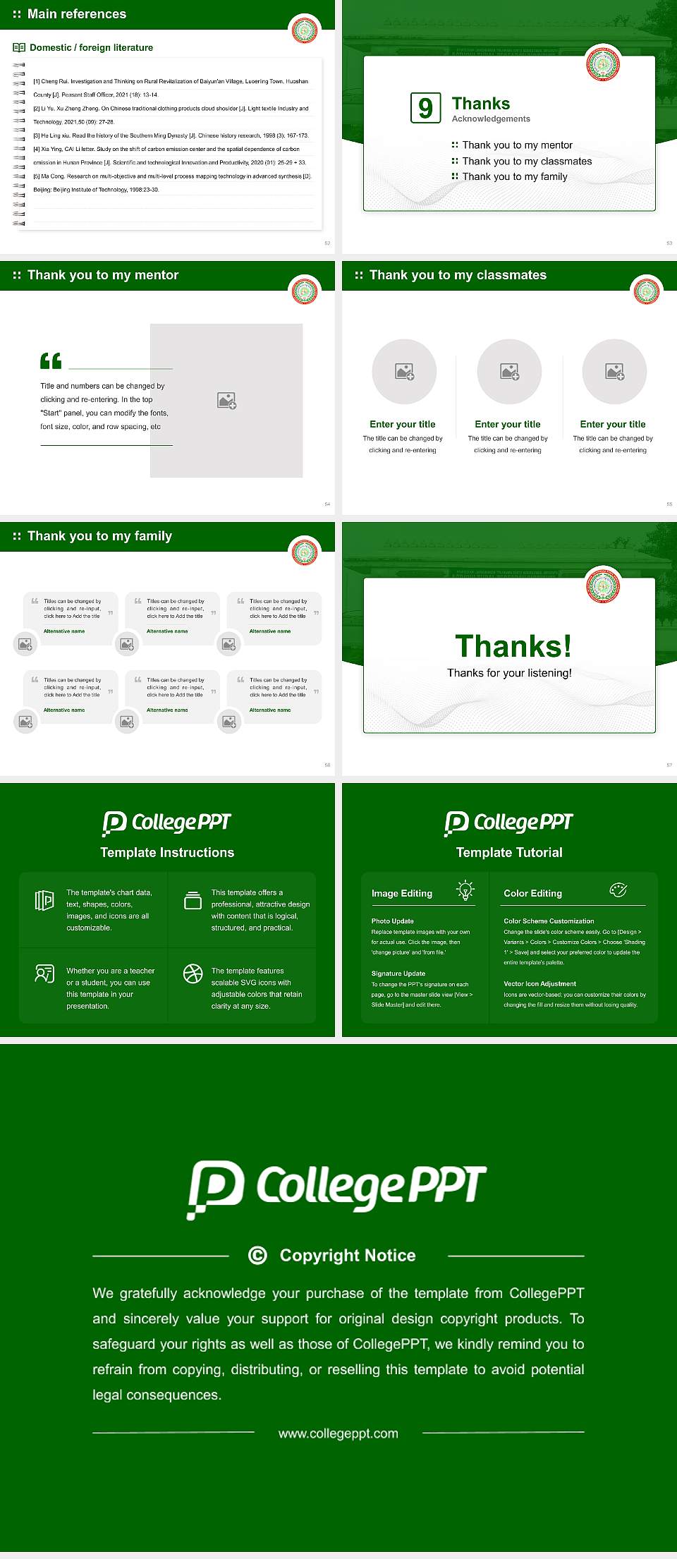 Professor Jayashankar Telangana State Agricultural University Graduation Thesis Defense PPT Template4:3 ratio PPT effect preview image7