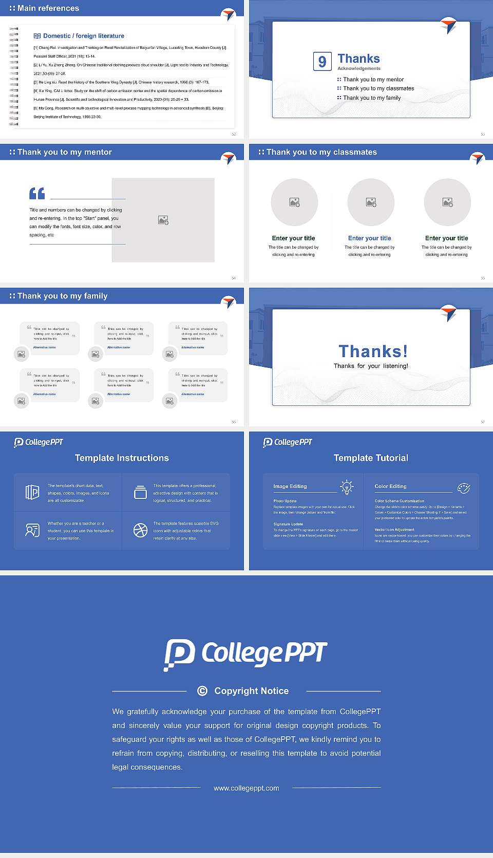 Rajiv Gandhi National Aviation University Graduation Thesis Defense PPT Template16:9 ratio PPT effect preview image7