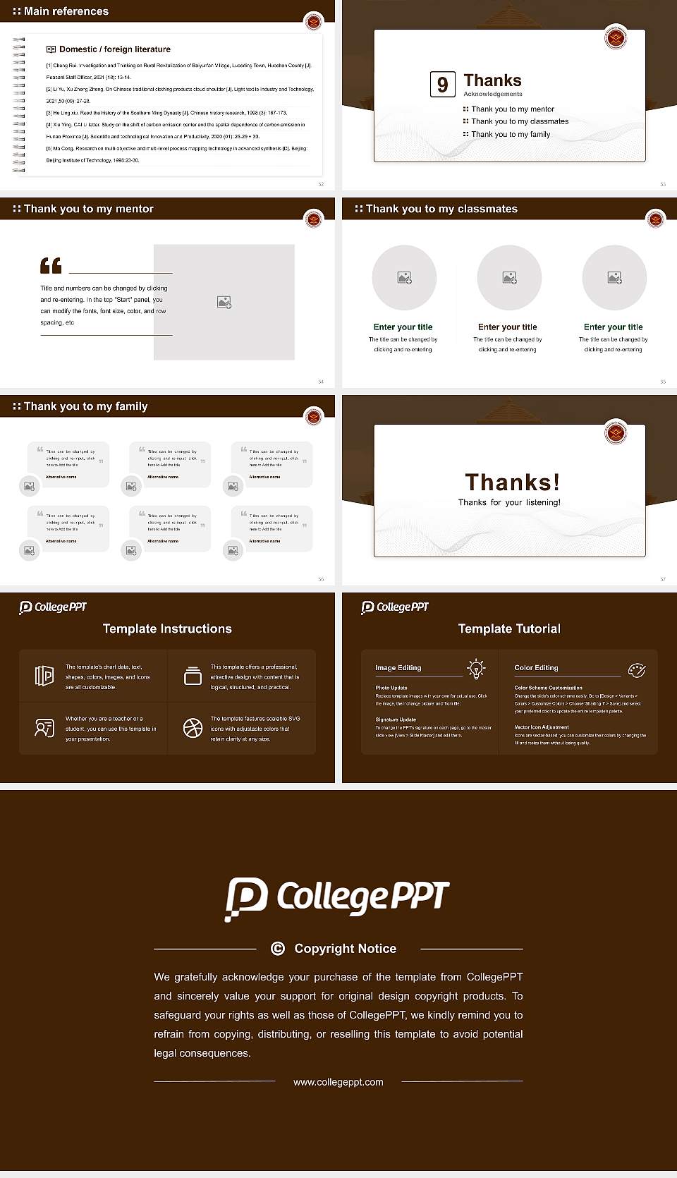 Raja Mahendra Pratap Singh State University Graduation Thesis Defense PPT Template16:9 ratio PPT effect preview image7