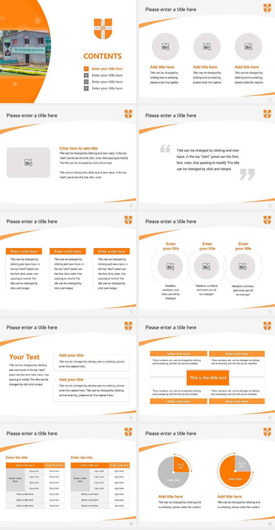Rai Technology University Course/Courseware Creation PPT Template4:3 ratio PPT effect preview image2