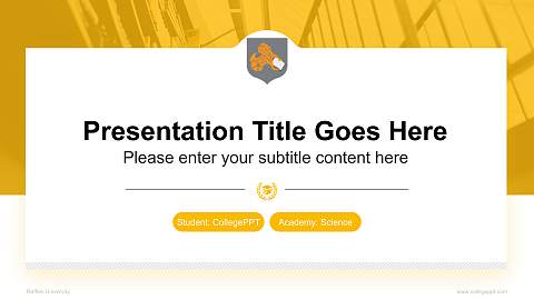 Raffles University National Scholarship Defense PPT Template
