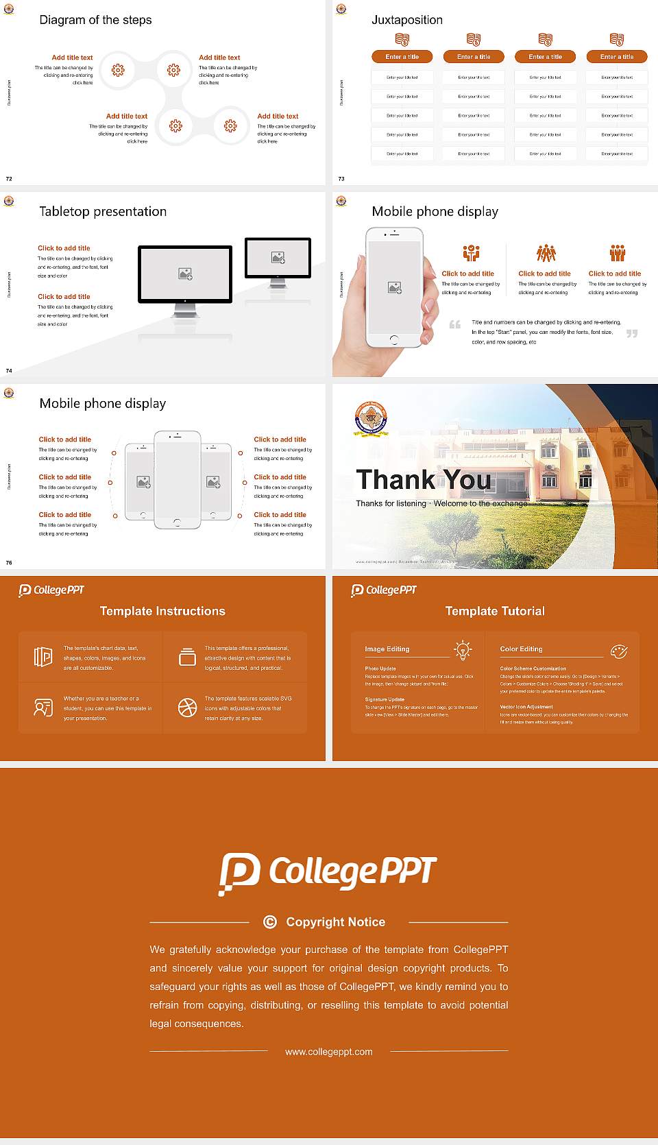 Rajasthan Technical University Competition/Entrepreneurship Contest PPT Template16:9 ratio PPT effect preview image9