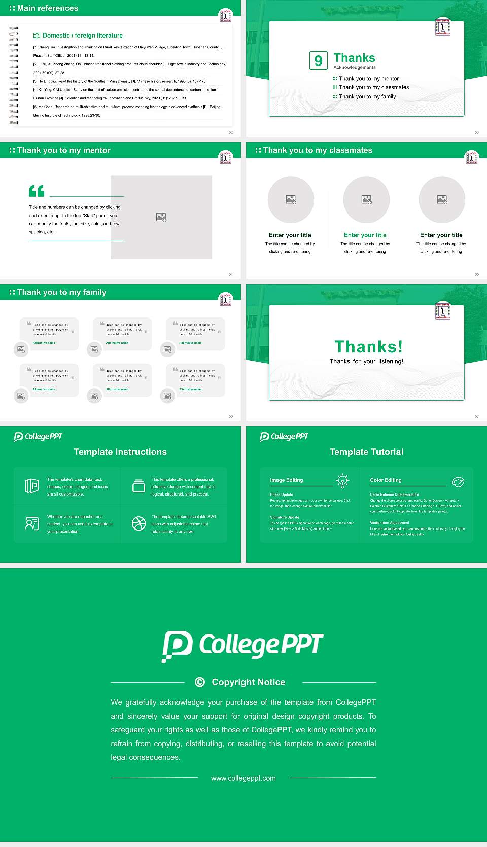Raiganj University Graduation Thesis Defense PPT Template16:9 ratio PPT effect preview image7