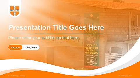 Rai Technology University Lecture Sharing and Networking Event PPT Template