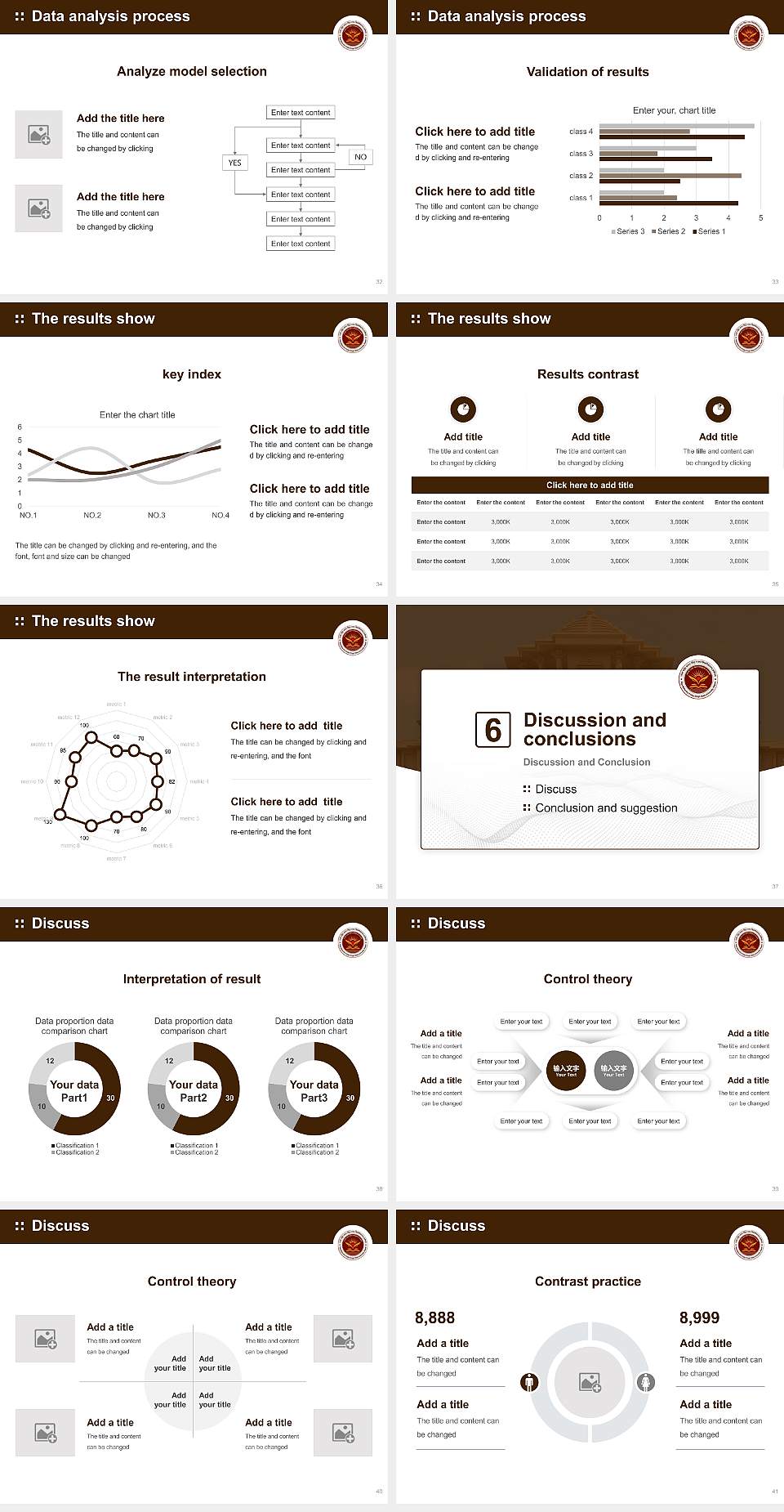 Raja Mahendra Pratap Singh State University Graduation Thesis Defense PPT Template4:3 ratio PPT effect preview image5