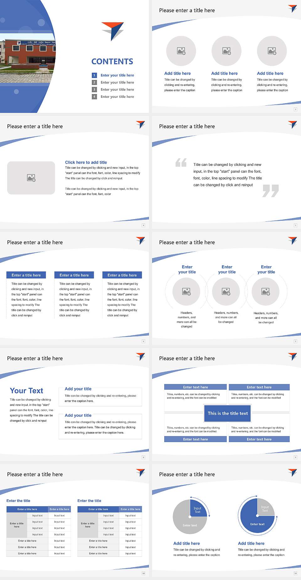 Rajiv Gandhi National Aviation University Course/Courseware Creation PPT Template4:3 ratio PPT effect preview image2