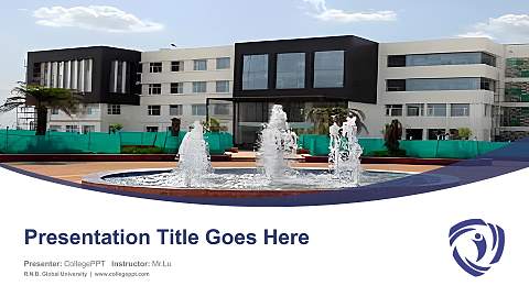 R.N.B. Global University Course/Courseware Creation PPT Template