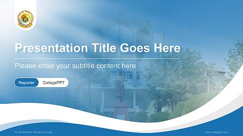 Pt. Ravishankar Shukla University Lecture Sharing and Networking Event PPT Template