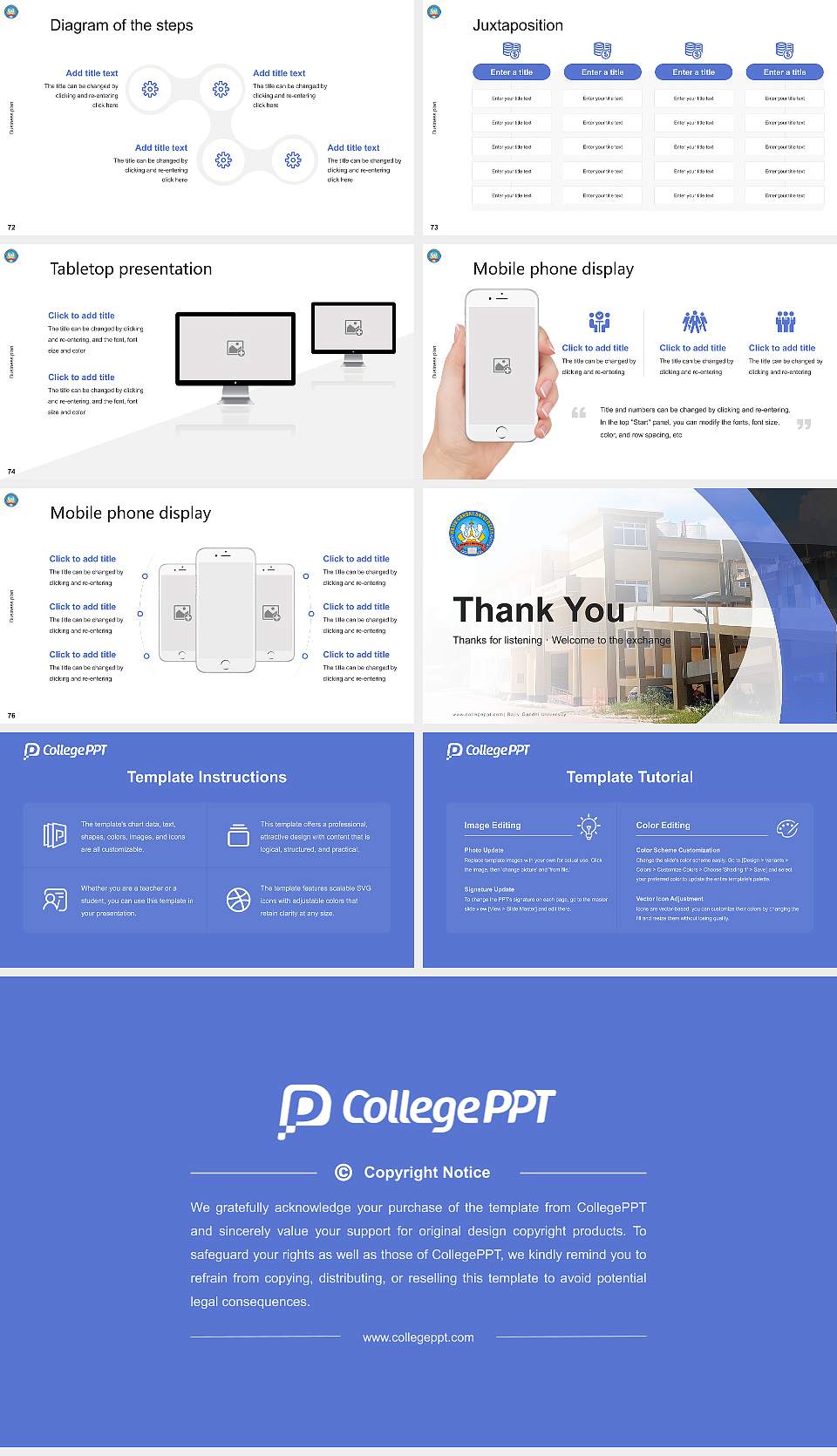 Rajiv Gandhi University Competition/Entrepreneurship Contest PPT Template16:9 ratio PPT effect preview image9