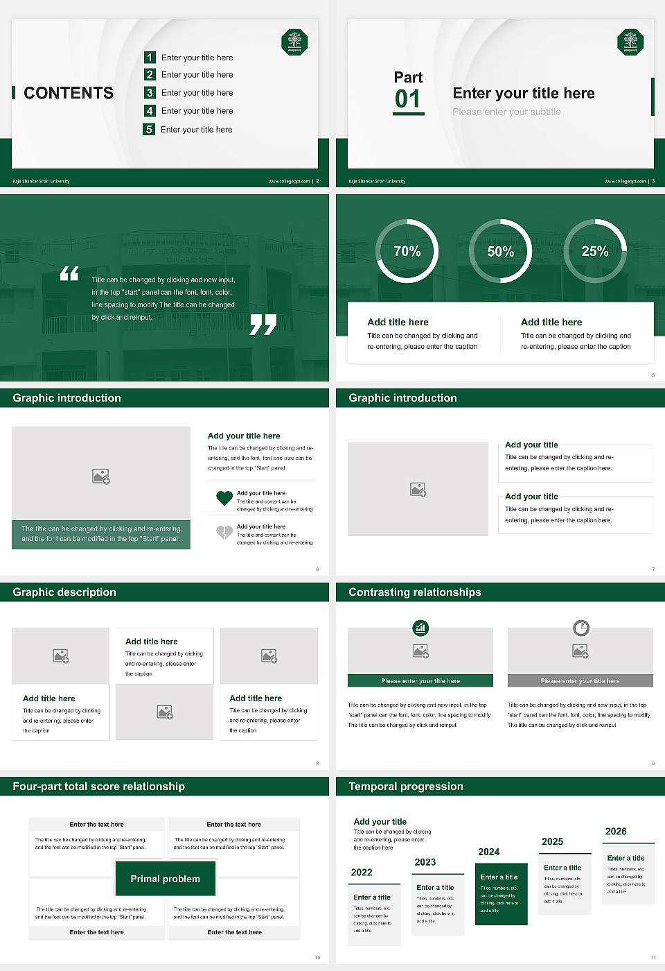 Raja Shankar Shah University Thesis Proposal/Graduation Defense PPT Template16:9 ratio PPT effect preview image2