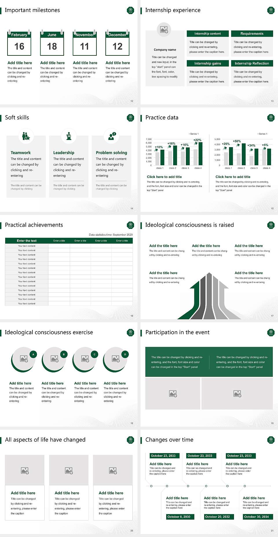 Raja Shankar Shah University National Scholarship Defense PPT Template4:3 ratio PPT effect preview image3
