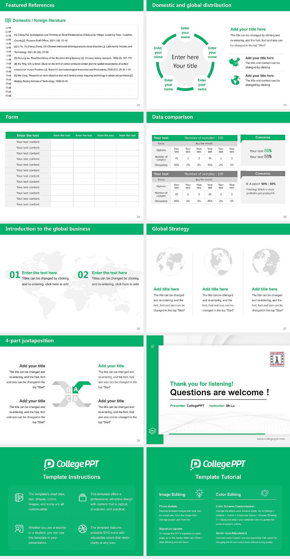 Raiganj University Thesis Proposal/Graduation Defense PPT Template4:3 ratio PPT effect preview image4