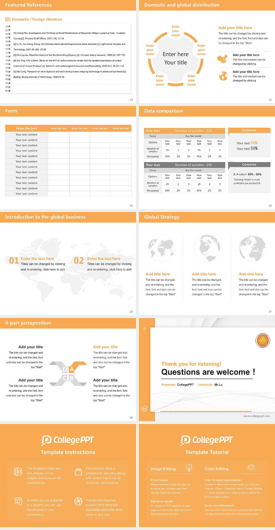 Rajasthan University of Health Sciences Thesis Proposal/Graduation Defense PPT Template4:3 ratio PPT effect preview image4
