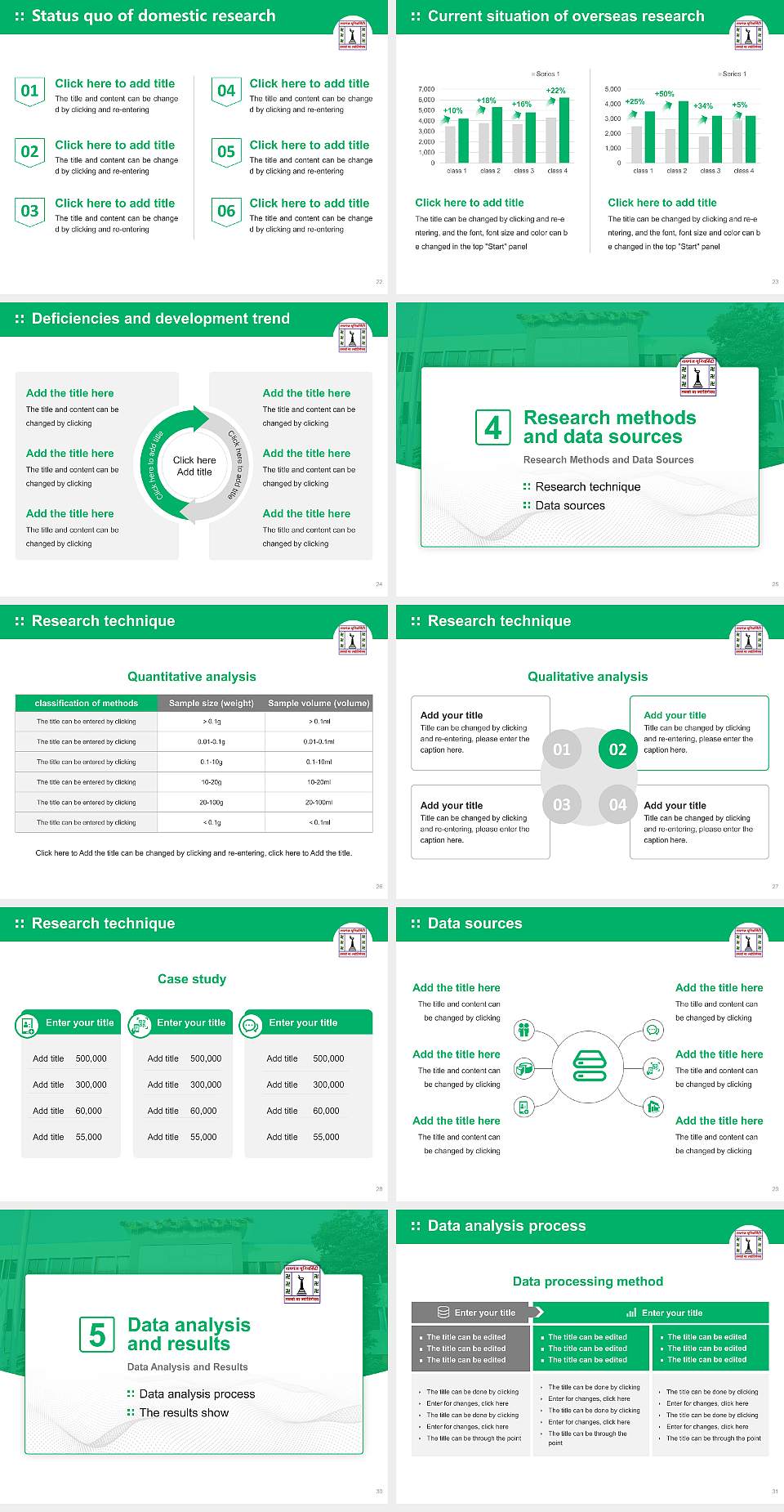 Raiganj University Graduation Thesis Defense PPT Template4:3 ratio PPT effect preview image4