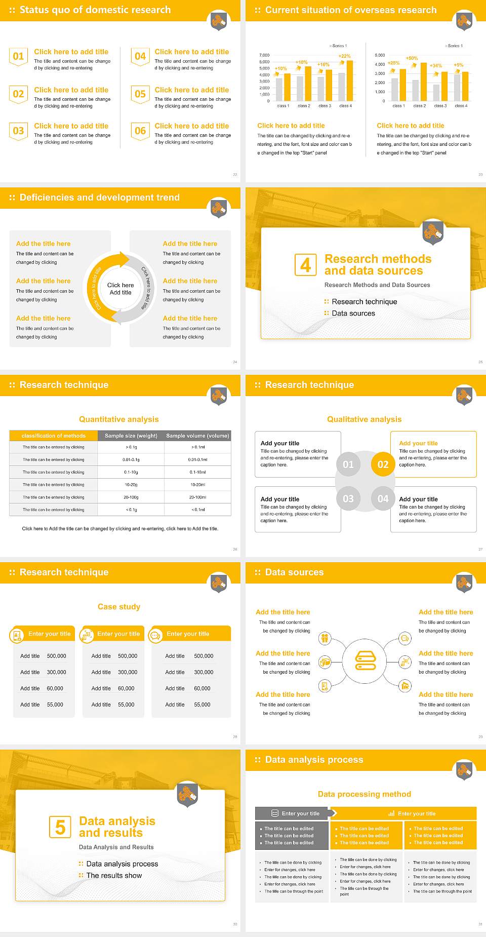 Raffles University Graduation Thesis Defense PPT Template4:3 ratio PPT effect preview image4