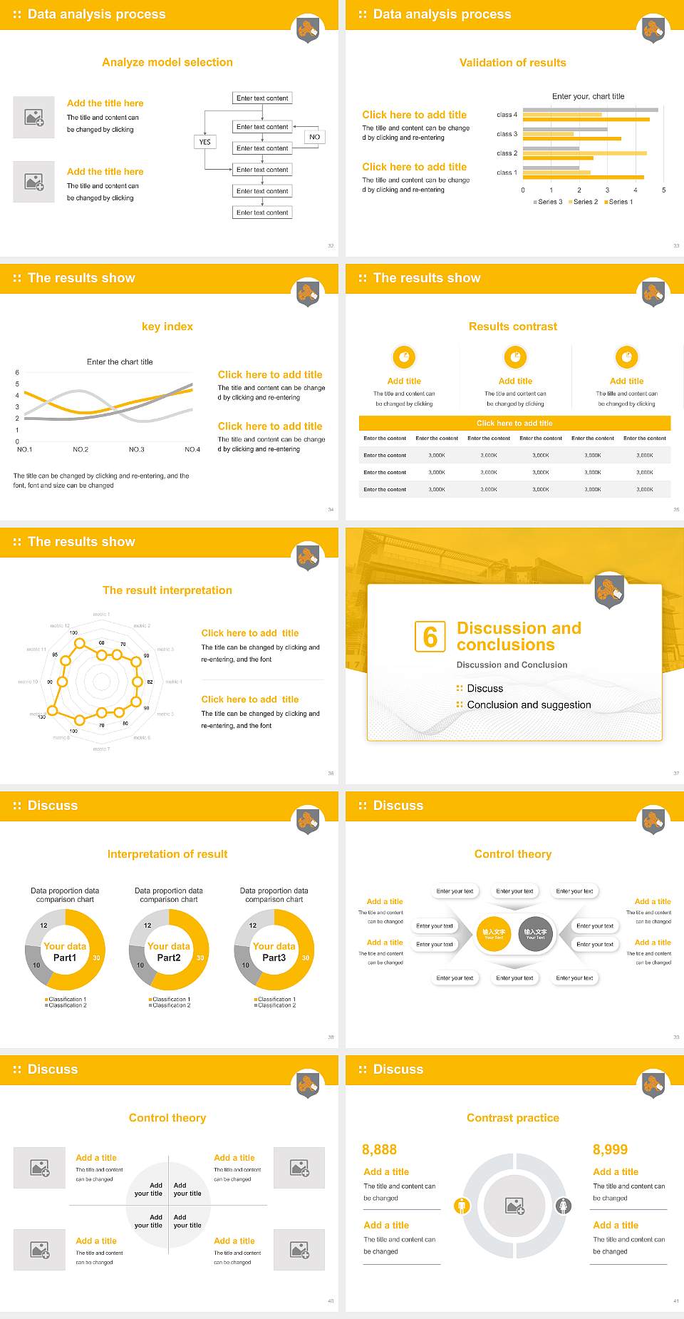Raffles University Graduation Thesis Defense PPT Template4:3 ratio PPT effect preview image5