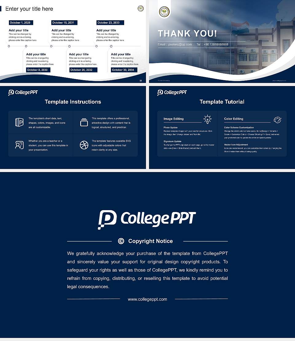 Purnea University Lecture Sharing and Networking Event PPT Template16:9 ratio PPT effect preview image4