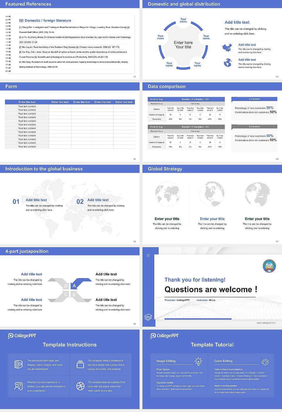 Rajiv Gandhi University Thesis Proposal/Graduation Defense PPT Template16:9 ratio PPT effect preview image4
